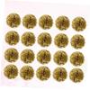 GOOHOCHY 20pcs Gold Tissue Paper Flower for Party Decoration Hanging Pom Poms for Birthday Wedding Shower and Home Decor Paper Flower view 2