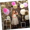GOOHOCHY 20pcs Gold Tissue Paper Flower for Party Decoration Hanging Pom Poms for Birthday Wedding Shower and Home Decor Paper Flower view 3