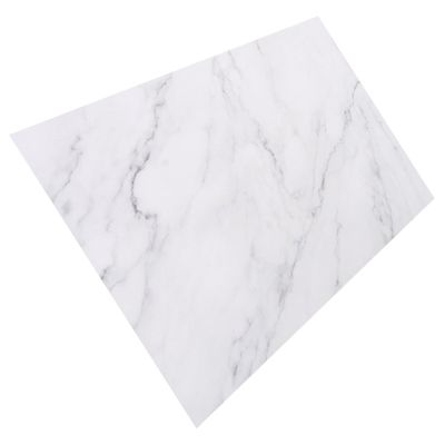 AOKWAWALIY Nordic Style Marble Tray Guest Towel Tray Stone Cutting Board Marbling Storage Board Dough Board Snack Plate Marble Food Tray Kitchen Counter Tray Bread Display Board White