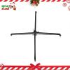 Christmas Pine Tree Solid Tree with Metal Stand for Outdoor Indoor Decorations 5 Ft Black Upside-Down Artificial Christmas Tree Black Upside-Down Halloween Tree view 2