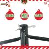 Christmas Pine Tree Solid Tree with Metal Stand for Outdoor Indoor Decorations 5 Ft Black Upside-Down Artificial Christmas Tree Black Upside-Down Halloween Tree view 3