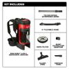 LRYXYY 0885-20 for M18 Fuel 3-in-1 Backpack Vacuum, 1 Gal Capacity, Fits Milwaukee Tool view 2