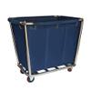 Carts,Hospital Trolley, Supplies Rack,Cart Tool Mobile Linen Car for Hotel, Lobby Rolling Trolley with Universal Wheel Brake, Blue Oxstainless Steel Cart, view 1