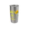 16th Birthday 16 Years of Sunshine Sunflower Lover Born 2009 Stainless Steel Insulated Tumbler view 1