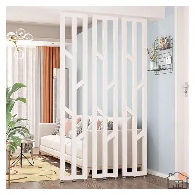 Room Divider Columns Living Room Doorway Partitions Screen Column - Height Adjustable, Floor to Ceiling Wall Post Partition Divider Grille 3pack, 6ft 7ft 8ft 9ft 10ft 12ft Tall, for Stairwell/Meeting