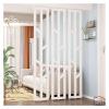 Room Divider Columns Living Room Doorway Partitions Screen Column - Height Adjustable, Floor to Ceiling Wall Post Partition Divider Grille 3pack, 6ft 7ft 8ft 9ft 10ft 12ft Tall, for Stairwell/Meeting view 1