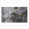 2X3 Rug Small Golden Texture Marble Easy Clean Rug, Black Marble Art Soft Non-Skid Carpet Throw Rugs for Kids Teen Girls Boys Bedroom, Living Room Bathroom Classroom Office view 2