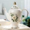 RWGOVLU Ceramic Tea Set Set,Ceramic Tea Sets, China Coffee Set,Tea Set, 15 Pieces Afternoon Tea Set Porcelain Tea Set for Adults Coffee Cups Set Vintage High Grade Bone China Cu view 3