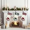 SPECPIX Pet Christmas Stockings Personalized Dog Christmas Stockings Custom Pets Paw Christmas Stockings with Name Large Xmas Stocking Hanging Stockings Christmas Holiday Party Decorations Set of 7 view 2