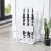 Umbrella Stands Large-Capacity Metal Umbrella Stand Waterproof & Hotel Lobby Commercial Umbrella Storage Rack Can Hold 28 UmbrellasWhite view 2