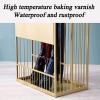 Umbrella Stands Large-Capacity Metal Umbrella Stand Waterproof & Hotel Lobby Commercial Umbrella Storage Rack Can Hold 28 UmbrellasWhite view 4
