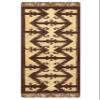 2.5x18 Runner Area Rug - Durable Wool Jute Kilim Rug Brown Beige Hand Woven Flatweave Rug Indoor Carpet High Traffic Area Ideal for Home, Office, Corridor & Hallway view 1