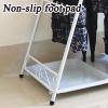 Umbrella Stands Foldable Umbrella Stand Large Capacity Commercial Umbrella Storage Rack Metal Umbrella Holder Hold 48 UmbrellasWhite view 4