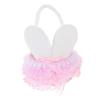 Easter Basket Flower Girl Tote Portable Bunny Ear Pink for Boy Girl view 1