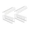 OKUMEYR 4pcs Multi-Functional Kitchen Dish Draining Stand Bowl Drain Rack Bowl Drying Rack for Kitchen view 1