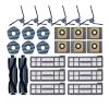 Compatible With Eufy X10 Pro Omni Replacement Parts Accessories Roller Side Brush Filter Mop Cloth Rags Pads Dust Bag Vacuum Cleaner Part(10 mop) view 2