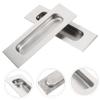 ARTIBETTER 2pcs Recessed Door Handles Stainless Steel Embedded Furniture Grips for Cabinets and Sliding Doors Sleek Design Easy to Install and Wear-Resistant view 3