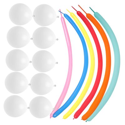 LABRIMP 17pcs Balloon Rainbow Decorations for Party Home Store Shopping Mall Strip Balloons