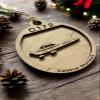 C172 Cessna Skyhawk Airplane Wooden Ornament, Pilot Christmas Gift, Pilot Gifts, Unique Pilot Gifts, Pilot Gifts for men, Pilot gifts for Women, Pilot Retirement Gift (3D Airplane) view 2