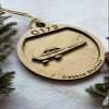 C172 Cessna Skyhawk Airplane Wooden Ornament, Pilot Christmas Gift, Pilot Gifts, Unique Pilot Gifts, Pilot Gifts for men, Pilot gifts for Women, Pilot Retirement Gift (3D Airplane) view 3