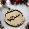 C172 Cessna Skyhawk Airplane Wooden Ornament, Pilot Christmas Gift, Pilot Gifts, Unique Pilot Gifts, Pilot Gifts for men, Pilot gifts for Women, Pilot Retirement Gift (3D Airplane) view 4