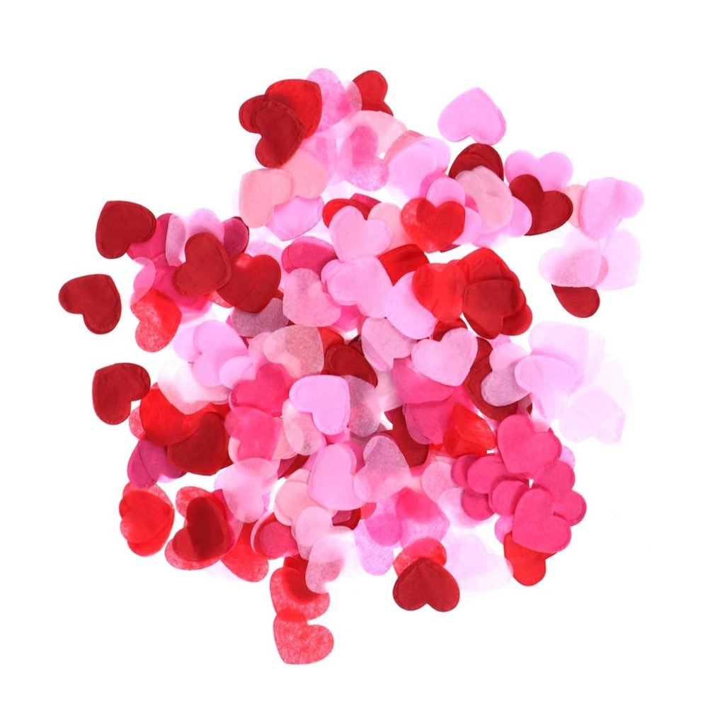 COOLHIYA 5000pcs Shaped Confetti for Weddings Parties and Celebrations Romantic Decoration Supplies for Love and Birthday Events