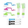 GOOHOCHY 8pcs Window Cleaning Brush Set for Wet and Dry Use for Cleaning Gaps Corners and Skirting Lines Your Home Compact Design for Comfortable to Hold and Use view 1
