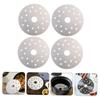 FUNOMOCYA 4pcs Stainless Steel Heat Conduction Fin Set for Induction Cookware Easy to Clean Heat Diffuser Plates for Casserole Cooking Diameter Food-grade Material view 4