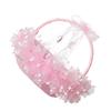HOOTNEE Small Pink Basket Wedding Flower Basket Decorative for Wedding Ceremony view 1