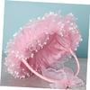 HOOTNEE Small Pink Basket Wedding Flower Basket Decorative for Wedding Ceremony view 3