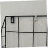 STOBAZA Wall Mounted Magazine Organizer Multifunctional Iron Storage Rack for Home Office Tidy Hanging Baskets Black for Newspapers Books and Miscellaneous Items view 4