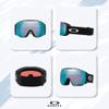 Oakley Line Miner Pro L OO7136 Matte Black/Prizm Sapphire Iridium Ski Goggles For Men For Women + Spare Prizm Iced Iridium Lens + Bundle Accessory Leash Kit, Microfiber Pouch view 3