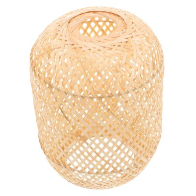 IWOWHERO Bamboo Lampshade for Table Lamps Rustic Style Bedside Lamp Shades Light Cover for Home Decor