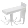 ABOOFAN Wall Mounted Rotating Utensil Holder Rack Kitchen Organizer with Hooks Design for Easy Installation and Versatile Use Kitchen and Cabinets view 1