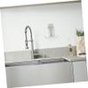 ABOOFAN Wall Mounted Rotating Utensil Holder Rack Kitchen Organizer with Hooks Design for Easy Installation and Versatile Use Kitchen and Cabinets view 3