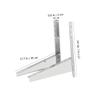 SEWOART 1pair Wall Mounting Bracket for Air Conditioner Outdoor Units Heavy-Duty Support Rack Load Capacity Weather-Resistant Design for Units view 4