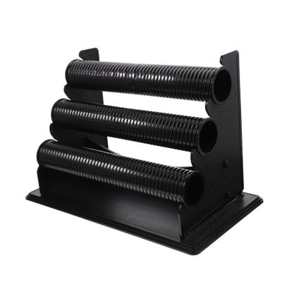 MOBUTOFU Removable Jewelry Display Stand 3 Tier PVC Bracelet Holder Black
