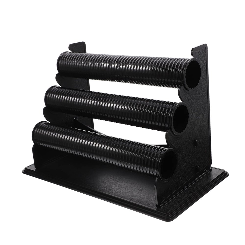 MOBUTOFU Removable Jewelry Display Stand 3 Tier PVC Bracelet Holder Black
