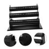 MOBUTOFU Removable Jewelry Display Stand 3 Tier PVC Bracelet Holder Black view 2