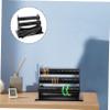 MOBUTOFU Removable Jewelry Display Stand 3 Tier PVC Bracelet Holder Black view 4