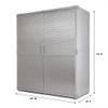 Heavy-Duty Commercial Storage Cabinet (Granite Gray, 60" W x 24" D x 72" H) view 2