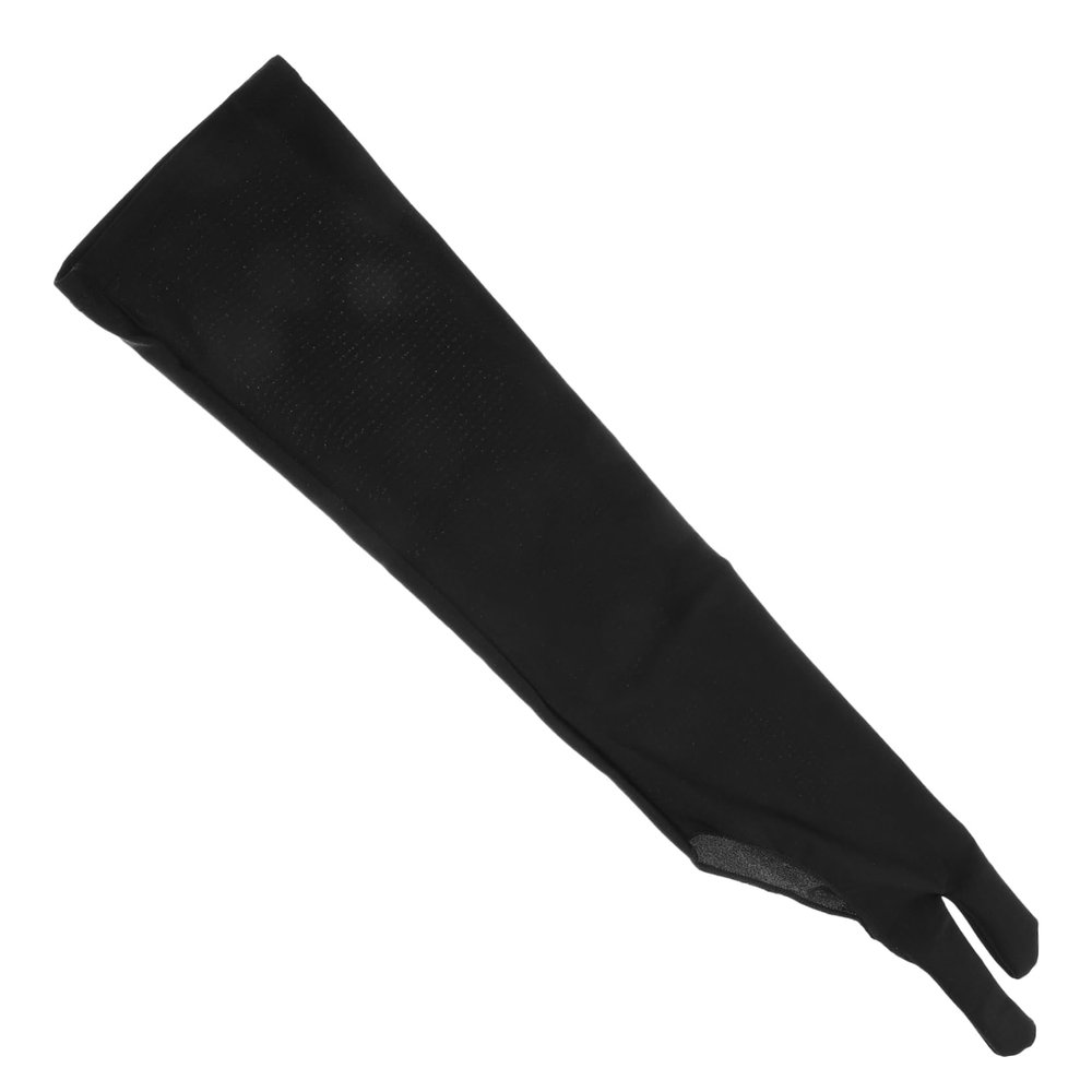 Black Two Finger Artist Glove for Drawing Tablet Size L