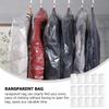SOESFOUFU 20pcs Dry Cleaning Bag Hanging Suit Dress Jacket Cover Plastic Garment Bag Storage Organizer view 3