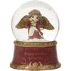 Precious Moments Annual Angel Snow Globe 2024 | Bringing Good News of Great Joy Annual Angel Resin/Glass Musical Snow Globe | Christmas Decor & Gifts | Holiday Decor | Angel Christmas Decorations view 1