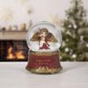 Precious Moments Annual Angel Snow Globe 2024 | Bringing Good News of Great Joy Annual Angel Resin/Glass Musical Snow Globe | Christmas Decor & Gifts | Holiday Decor | Angel Christmas Decorations view 2
