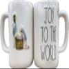Rae Dunn by Magenta Joy to the World Manger Scene Mug view 1