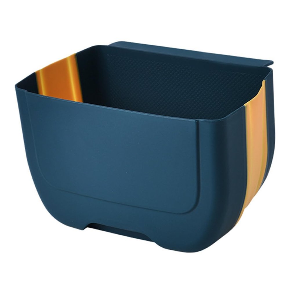 MUSISALY Hanging Wall-Mounted Folding Waste Bin Trash Can for Kitchen Bathroom Office and Classroom Space-Saving Design Capacity Easy to Clean and Install