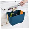 MUSISALY Hanging Wall-Mounted Folding Waste Bin Trash Can for Kitchen Bathroom Office and Classroom Space-Saving Design Capacity Easy to Clean and Install view 4