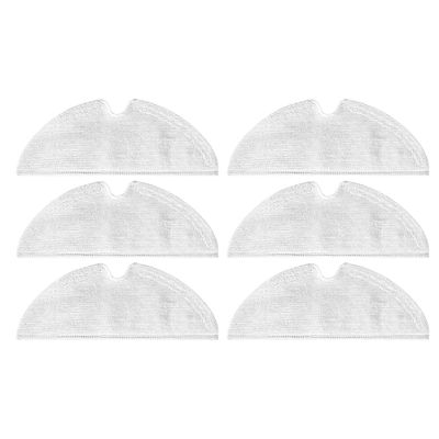 For Ro-borock S5 Max spare parts mop is suitable for E3 E4 S4 S5 S5 Max S6 S6 MaxV cleaning cloth accessories(6pcs)