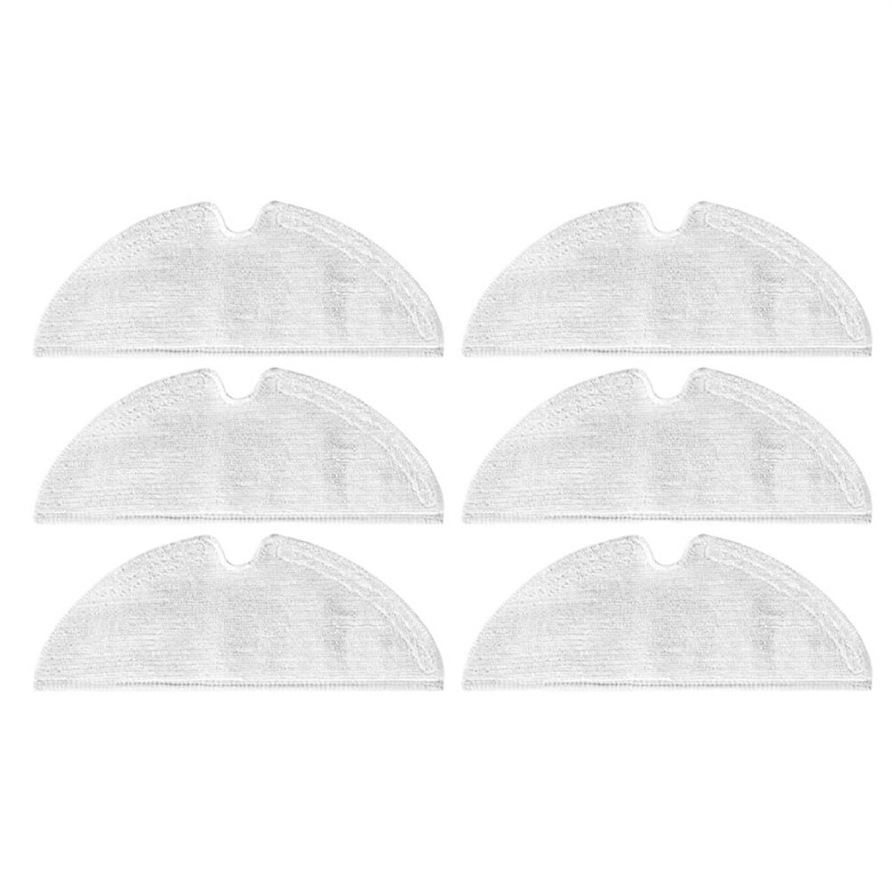 For Ro-borock S5 Max spare parts mop is suitable for E3 E4 S4 S5 S5 Max S6 S6 MaxV cleaning cloth accessories(6pcs)